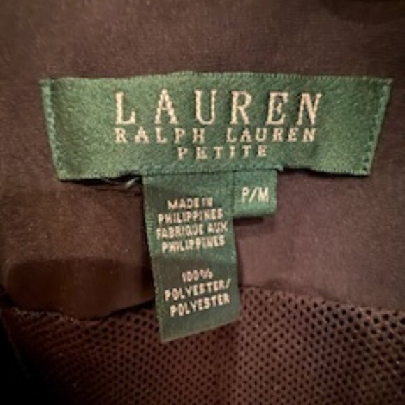 Ralph Lauren Petite Jacket lightweight parka Women's Size PM - Picture 6 of 8